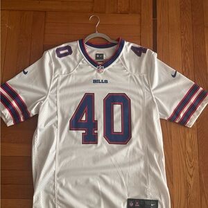 Genuine Nike NFL Buffalo Bills Von Miller Jersey - White #40